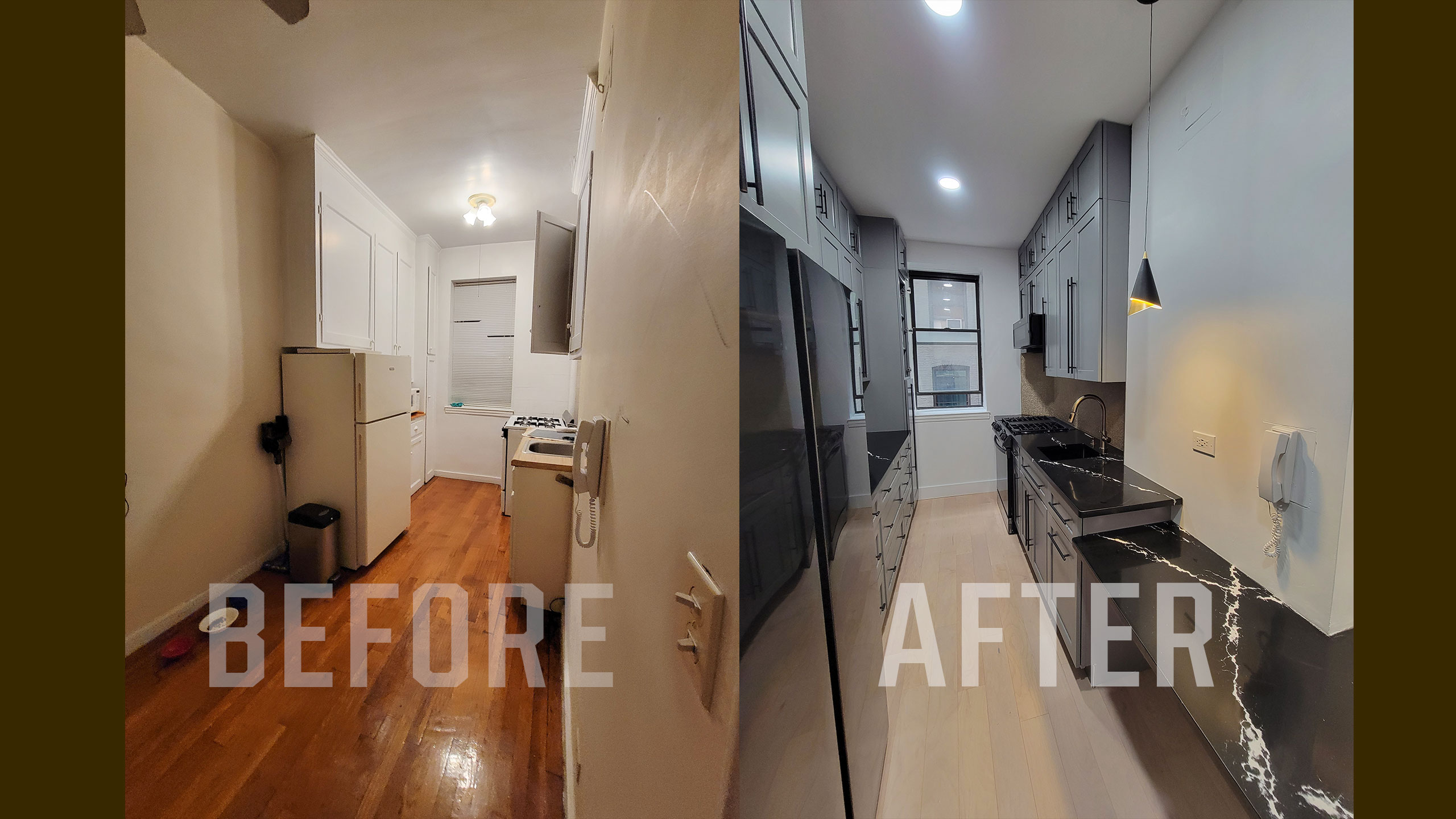 Before & After Home Remodel with FH Builders Interior Contractors NYC